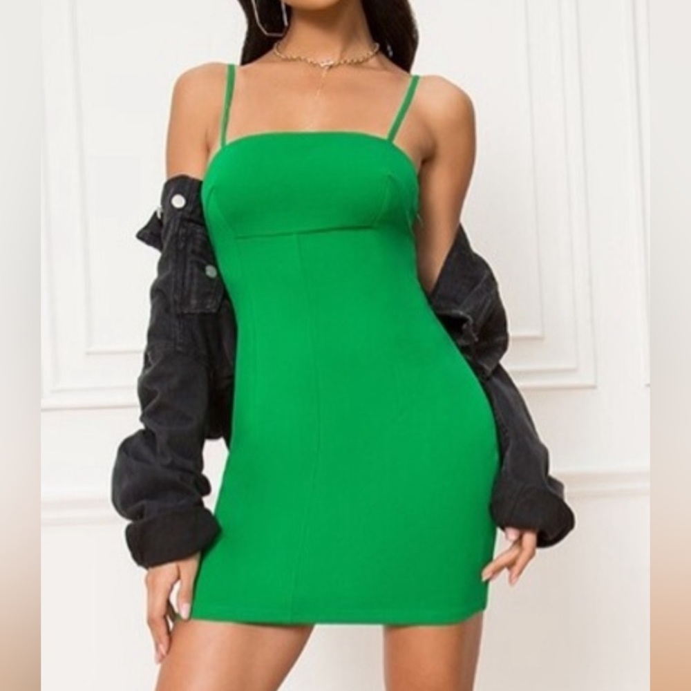 Superdown green mini dress size small